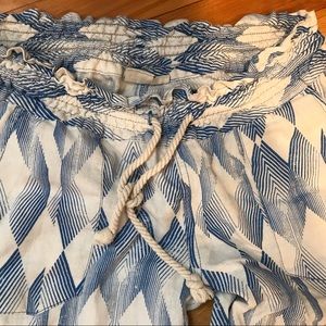 ROXY pants size small nautical